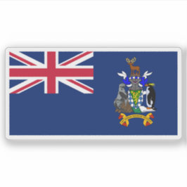 South Georgia and the South Sandwich Islands flag Aufkleber