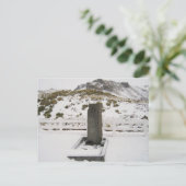 South Georgia Island - Sir Ernest Shackleton Grave Postkarte (Stehend Vorderseite)
