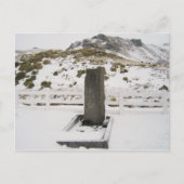 South Georgia Island - Sir Ernest Shackleton Grave Postkarte (Vorderseite)