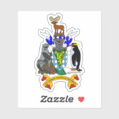 South Georgia & the South Sandwich Islands emblem Aufkleber (Blatt)