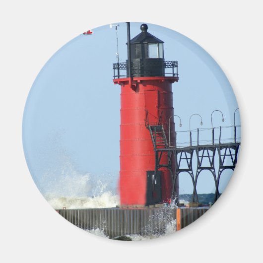 South Haven Lighthouse Magnet (Vorne)