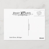 South Haven Michigan Lighthouse Postkarte (Rückseite)