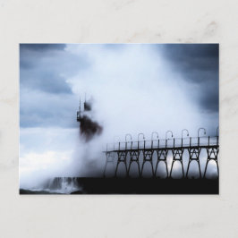 South Haven Michigan Lighthouse Postkarte