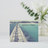 South Haven Michigan Lighthouse Postkarte (Stehend Vorderseite)