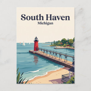 South Haven, Michigan Postkarte