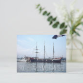 South Haven Michigan Tall Ship 1976 Postkarte (Stehend Vorderseite)