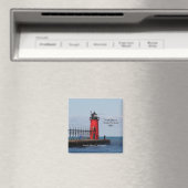 South Haven South Pierhead Light-Magnet Magnet (In Situ (Geschirrspüler))