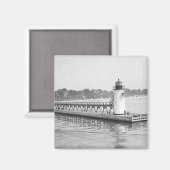South Haven South Pierhead Lighthouse Magnet (Vorderseite/Rückseite)
