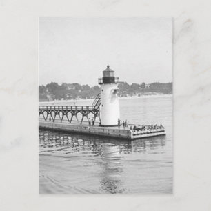 South Haven South Pierhead Lighthouse Postkarte