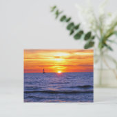 South Haven Sunset Postcard Postkarte (Stehend Vorderseite)