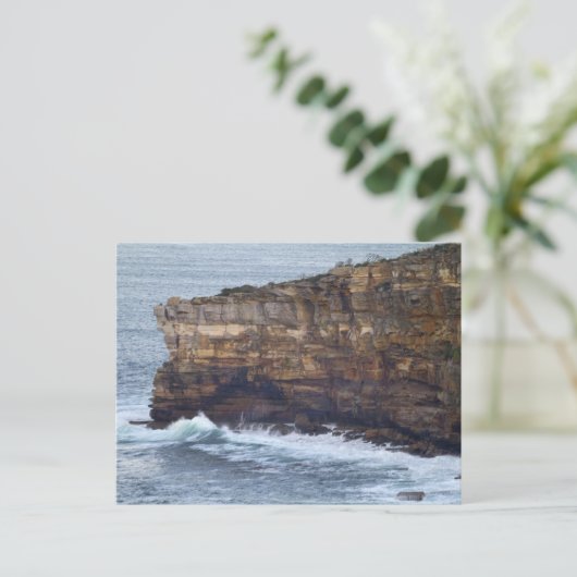 South Head Cliffs Postkarte (Stehend Vorderseite)