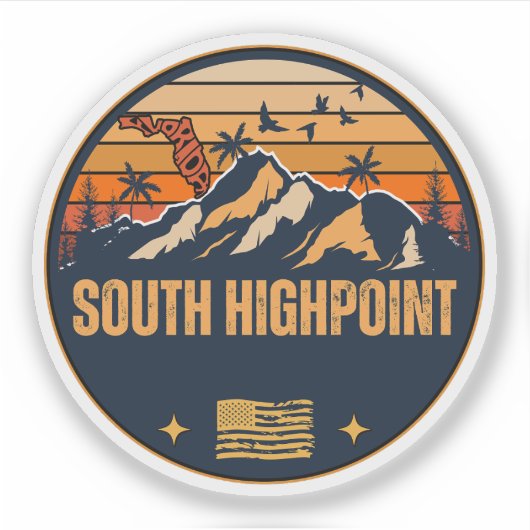 South Highpoint, Florida Aufkleber (Vorderseite)