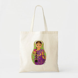 South Indian Bride Matryoshka Bag Tragetasche