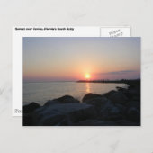 South Jetty Postkarte (Vorne/Hinten)
