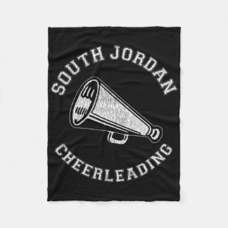 South Jordan Cheer Distressed Retro 90's Cheerlead Fleecedecke