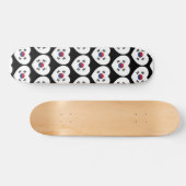South Korea Flag Heart Skateboard (Horizontal)