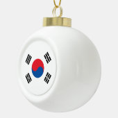 South Korea Flag Keramik Kugel-Ornament (Rechts)