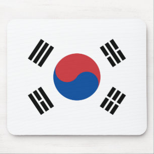 South Korea Flag Mousepad