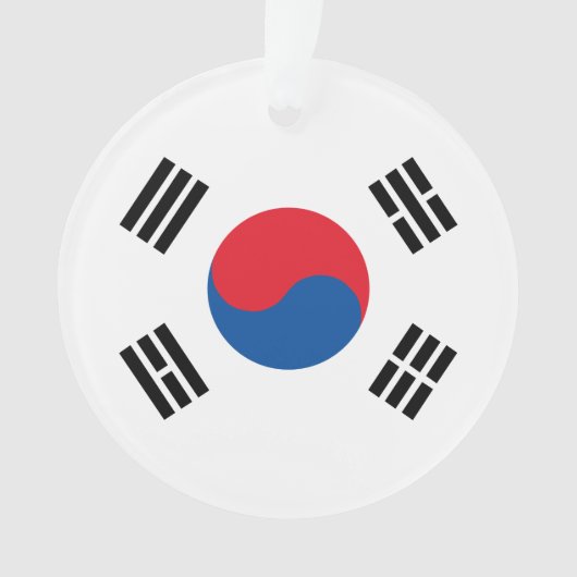 South Korea Flag Ornament (Vorderseite)