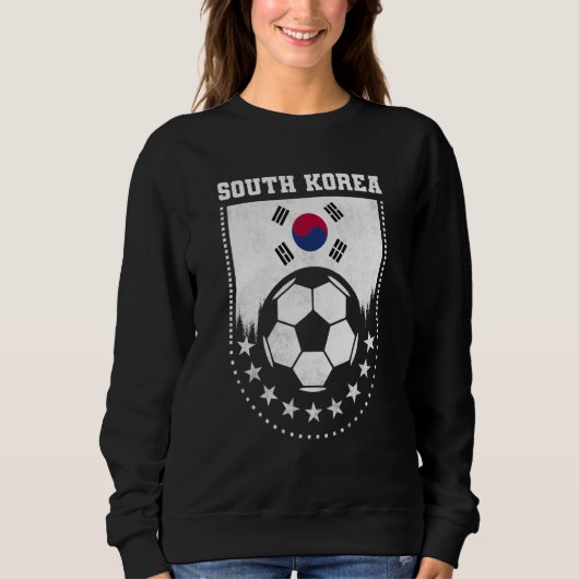 South Korea Flag Soccer Fan Sweatshirt (Vorderseite)