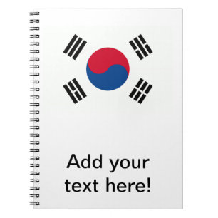 South Korea Notizblock