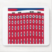 South Korea PolkaDot flag Mousepad (Vorne)