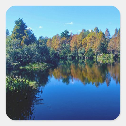 South Lake Howard Quadratischer Aufkleber (Vorderseite)