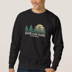 South Lake Tahoe Ca Vintages Rückgrat T-Shirt Retr Sweatshirt