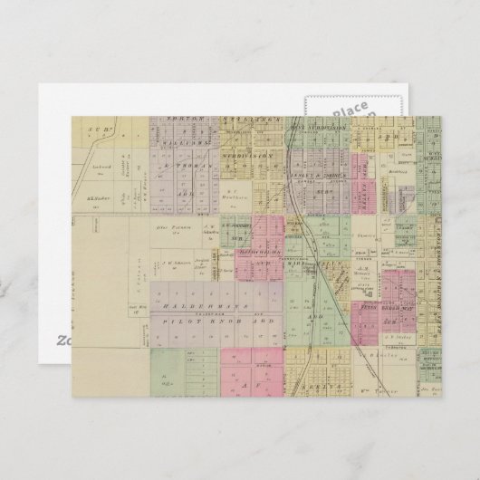 South Leavenworth, Kansas Postkarte (Vorne/Hinten)