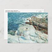 South Ledges, Appledby Frederick Childe Hassam Postkarte (Vorne/Hinten)