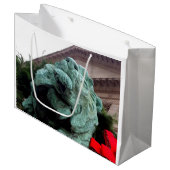 South Lion am Art Institute of Chicago Große Geschenktüte (Vorderseite Schrägansicht)