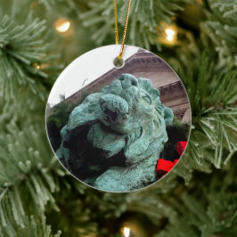 South Lion am Art Institute of Chicago Keramik Ornament