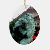 South Lion am Art Institute of Chicago Keramik Ornament (Rechts)