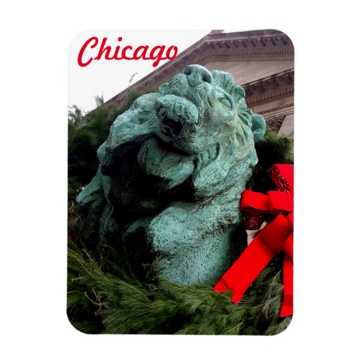 South Lion am Art Institute of Chicago Magnet (Vertikal)
