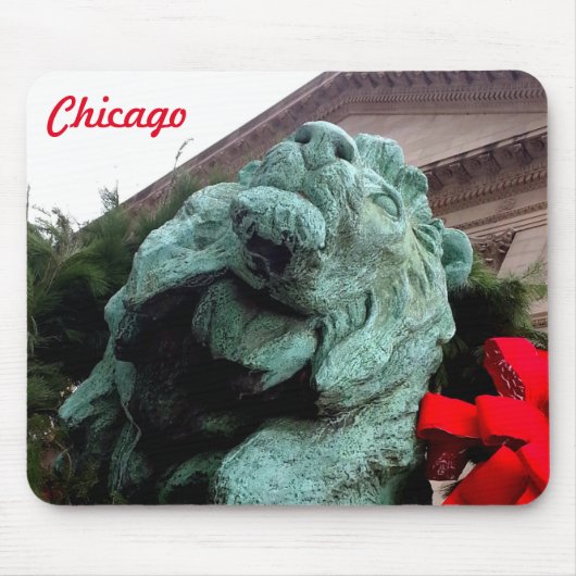 South Lion am Art Institute of Chicago Mousepad (Vorne)