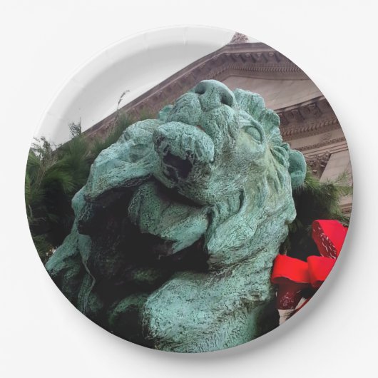 South Lion am Art Institute of Chicago Pappteller (Vorderseite)