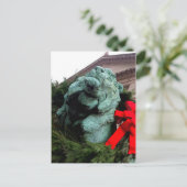 South Lion am Art Institute of Chicago Postkarte (Stehend Vorderseite)