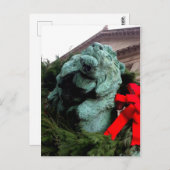 South Lion am Art Institute of Chicago Postkarte (Vorne/Hinten)