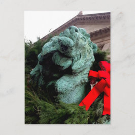 South Lion am Art Institute of Chicago Postkarte