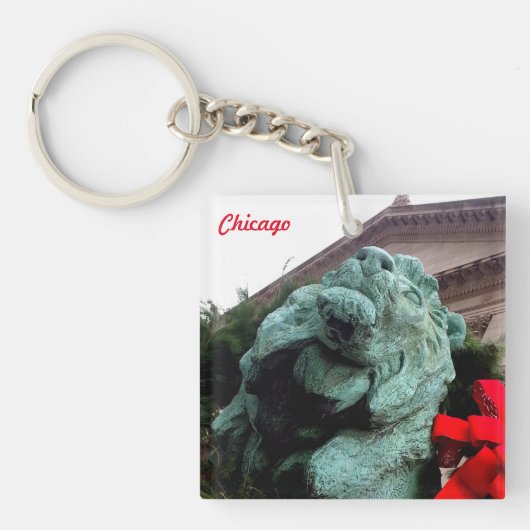 South Lion am Art Institute of Chicago Schlüsselanhänger (Vorderseite)