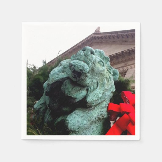 South Lion am Art Institute of Chicago Serviette (Vorderseite)