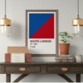 South London Eagle - weiße Grenze Poster