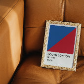 South London Eagle - weiße Grenze Poster