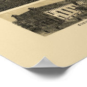 South Manchester, CT Panoramic Map - 1880 Poster (Ecke)