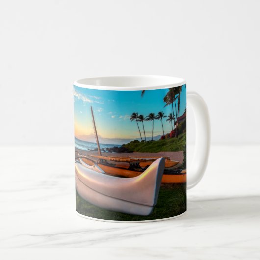 South Maui Beach bei Sunset | Maui, Hawaii Kaffeetasse (VorderseiteRechts)