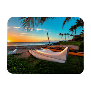 South Maui Beach bei Sunset   Maui, Hawaii Magnet