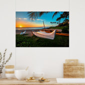 South Maui Beach bei Sunset | Maui, Hawaii Poster (Küche)