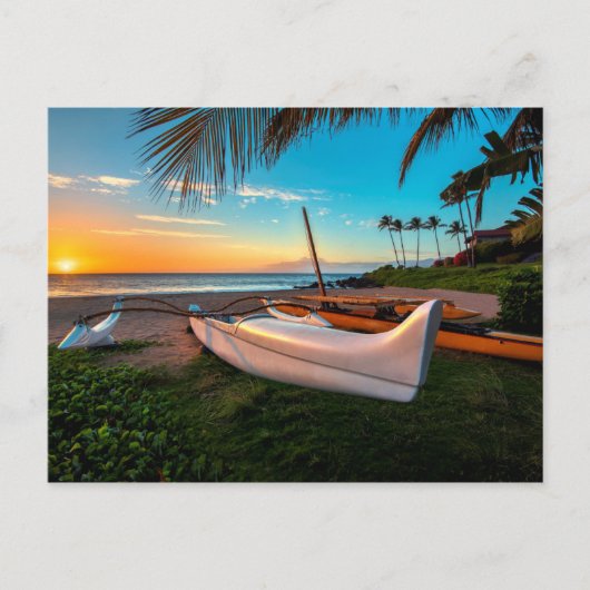 South Maui Beach bei Sunset | Maui, Hawaii Postkarte (Vorderseite)