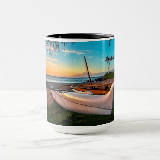 South Maui Beach bei Sunset | Maui, Hawaii Tasse (Zentrum)