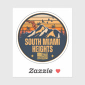 South Miami Heights, Florida Aufkleber (Blatt)